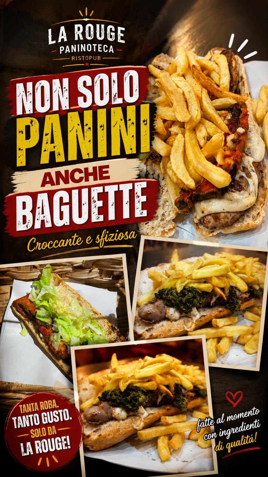 Non solo panini — anche baguette croccante e sfiziosa