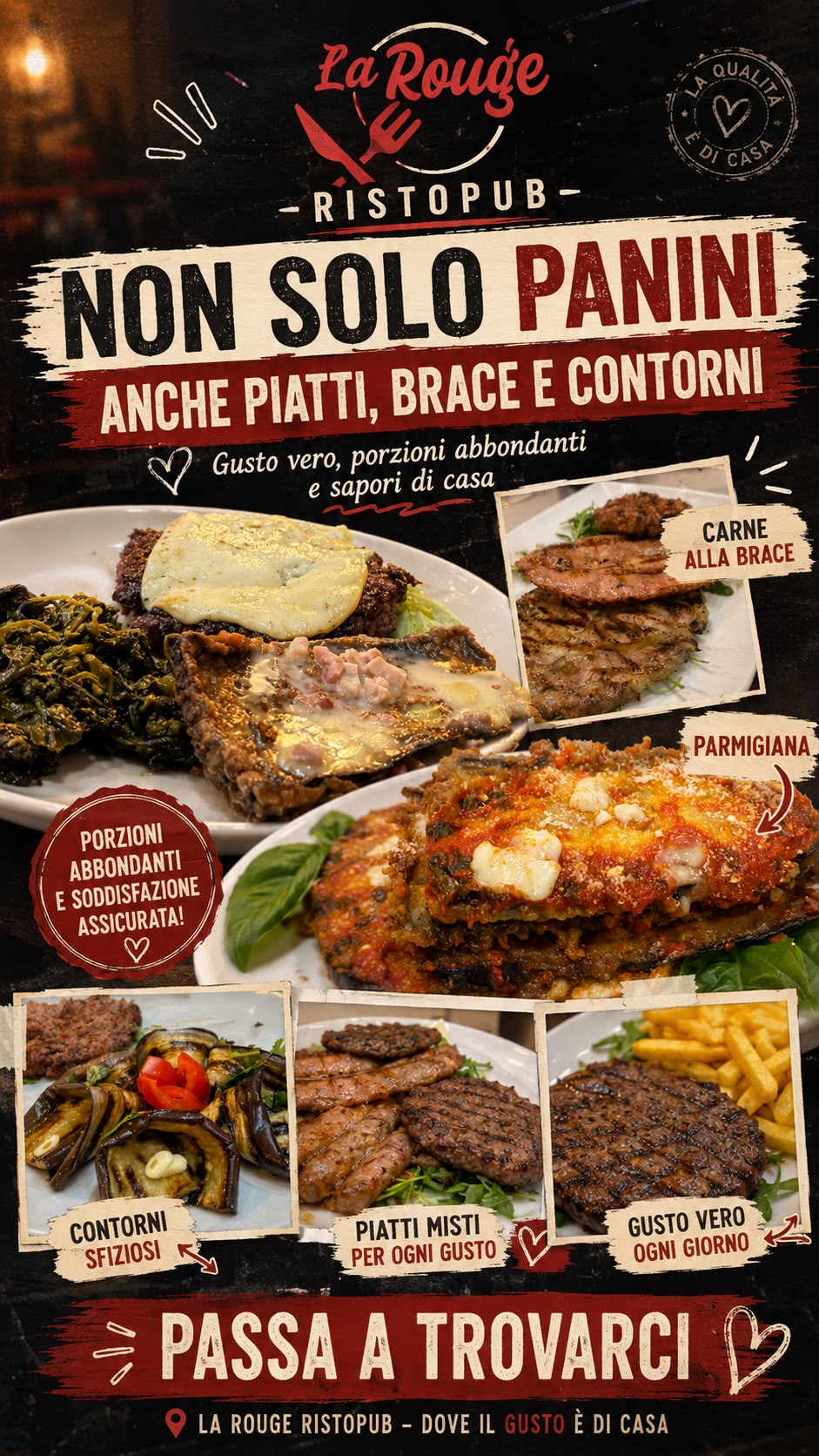 Non solo panini — piatti, brace e contorni
